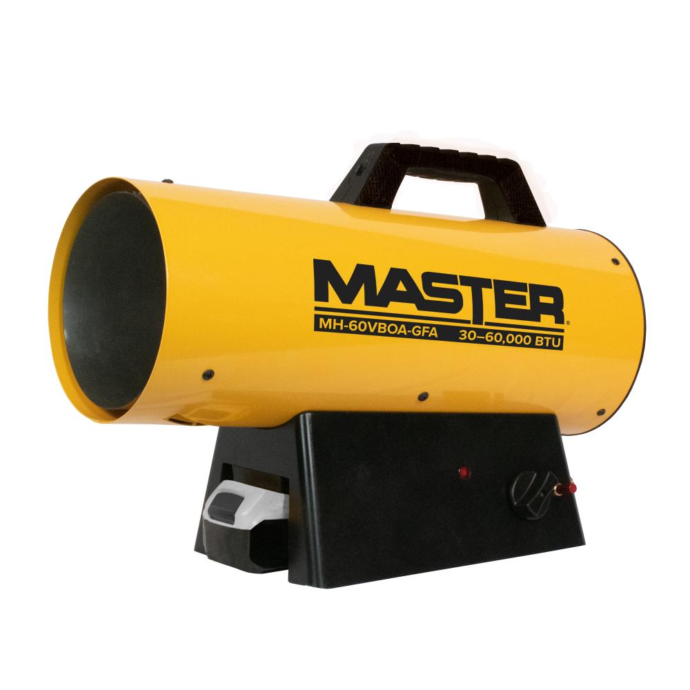 Master 60,000 BTU Battery Operated LP Forced Air Heater - Variable Output