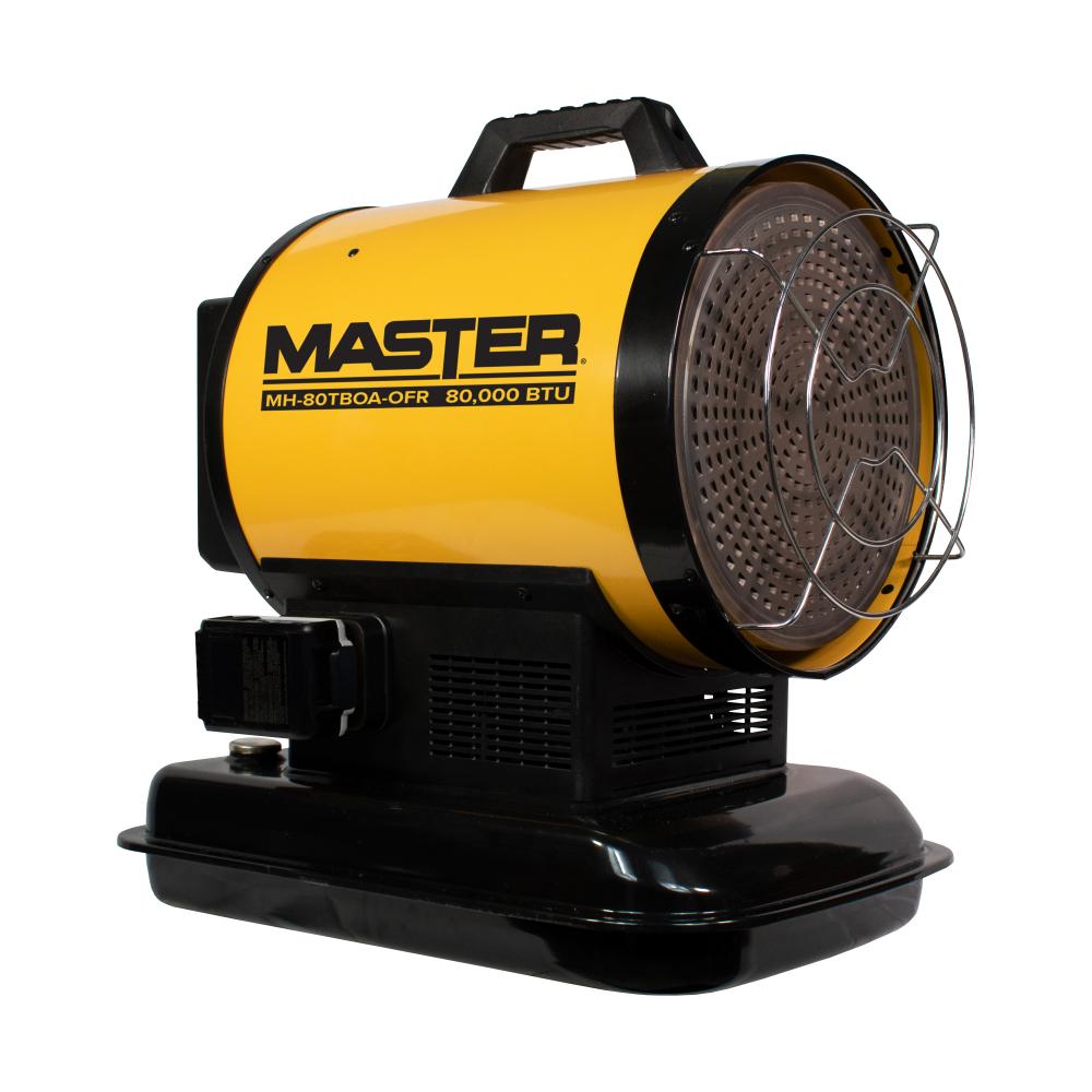 Master 80,000 BTU Battery Operated Kerosene/Diesel Radiant Heater with Thermostat