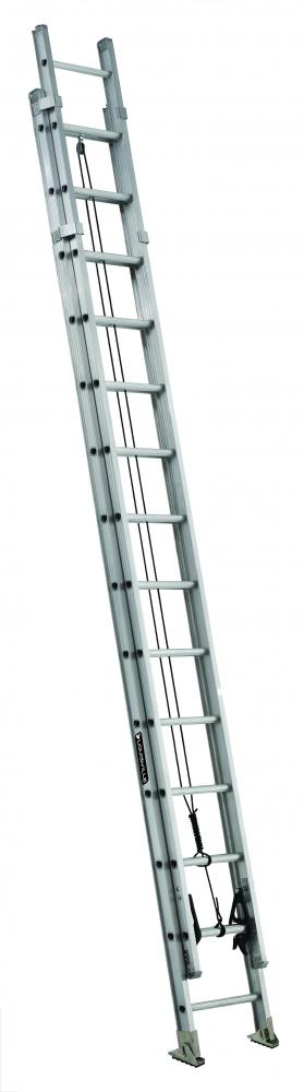 28&#39; Aluminum Extension Ladder, Type IAA, 375 lb Load Capacity