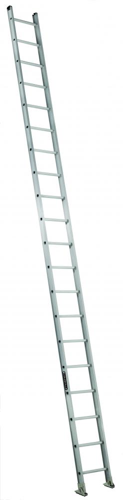 20&#39; Aluminum Straight Ladder, Type IA, 300 lb Load Capacity