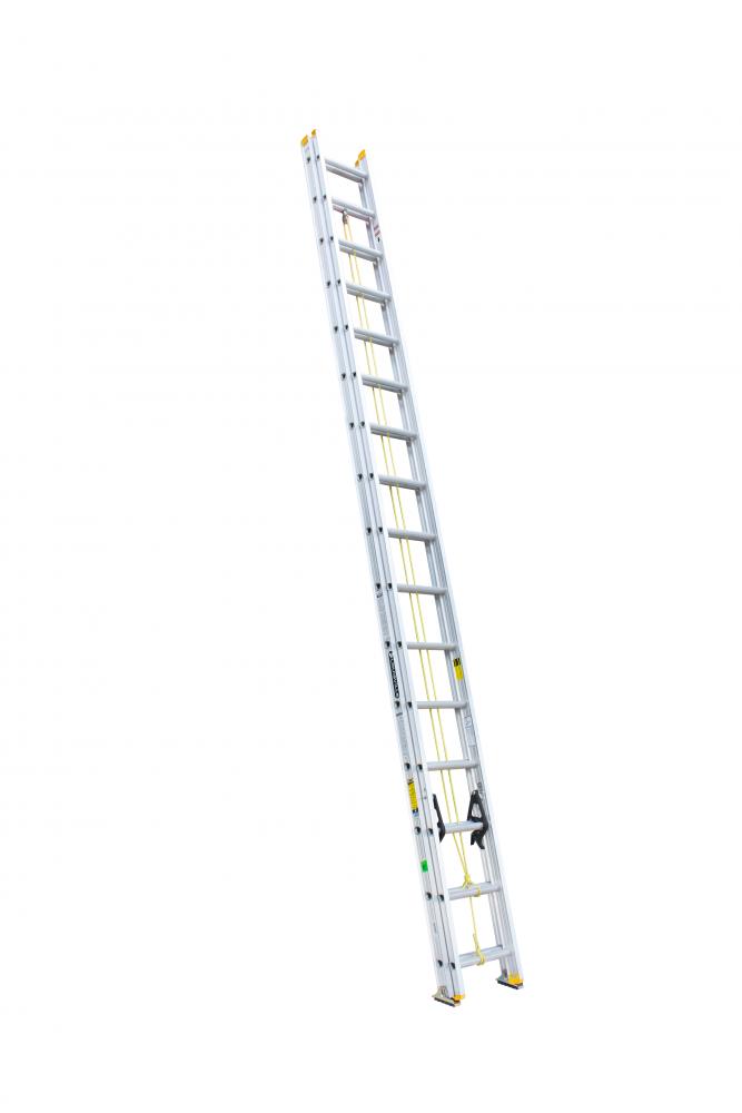 32&#39; Aluminum Extension Ladder, Type I, 250 lb Load Capacity