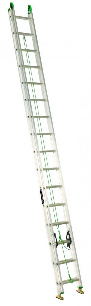 32&#39; Aluminum Extension Ladder,  w/Pro Grip, Type II, 225 lb Load Capacity