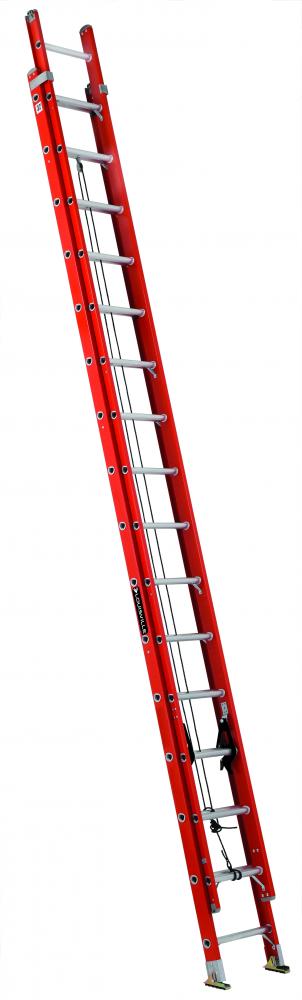 32&#39; Fiberglass Extension Ladder, Type IA, 300 lb Load Capacity