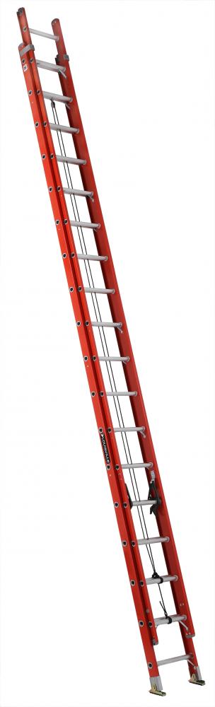 36&#39; Fiberglass Extension Ladder, Type IA, 300 lb Load Capacity