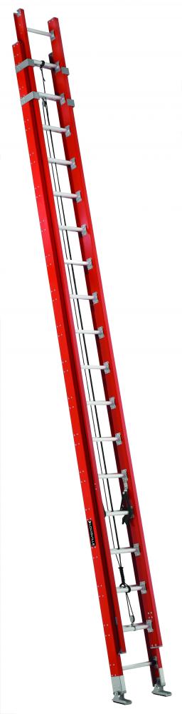 36&#39; Fiberglass Extension Ladder, Type IA, 300 lb Load Capacity