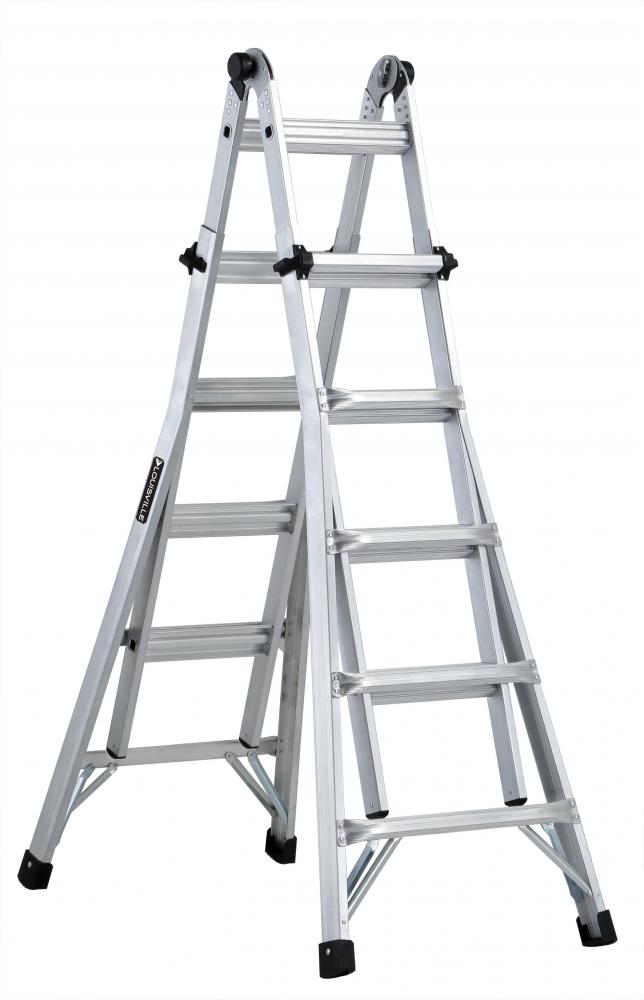 MULTIPURPOSE LADDER 22&#39; ALUMINUM TYPE 1A 300LB / LOUISVILLE