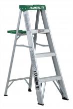 Louisville Ladder Corp 2404 - Featherlite 4-ft Aluminum Stepladder 225 lbs duty rating TII