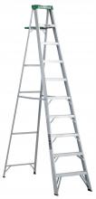 Louisville Ladder Corp 2410 - Featherlite 10-ft Aluminum Stepladder 225 lbs duty rating TII