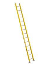 Louisville Ladder Corp 5614D - 14' Fiberglass Straight Ladder Type IAA 375 Load Capacity (lbs)