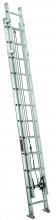 Louisville Ladder Corp AE1224HD - 24' Aluminum Extension Ladder, Type IAA, 375 lb Load Capacity