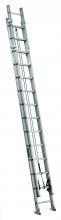 Louisville Ladder Corp AE1228HD - 28' Aluminum Extension Ladder, Type IAA, 375 lb Load Capacity