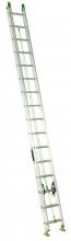 Louisville Ladder Corp AE4240PG - 40' Aluminum Extension Ladder,  w/Pro Grip, Type II, 225 lb Load Capacity