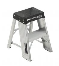 Louisville Ladder Corp AY8002 - 2' Aluminum Step stool, Type IAA, 375 lb Load Capacity
