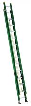 Louisville Ladder Corp FE0628 - 28' Fiberglass Extension Ladder, Type II, 225 lb Load Capacity