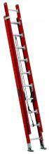 Louisville Ladder Corp FE7220 - 20' Fiberglass Extension Ladder, Type IA, 300 lb Load Capacity