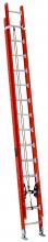 Louisville Ladder Corp FE7228 - 28' Fiberglass Extension Ladder, Type IA, 300 lb Load Capacity