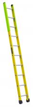 Louisville Ladder Corp FE8910 - 10' Fiberglass Manhole Ladder, Type IAA, 375 lb Load Capacity