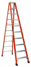 Louisville Ladder Corp FS1310HD - 10' Fiberglass Step Ladder, w/ Metal Top, Type IAA, 375 lb Load Capacity