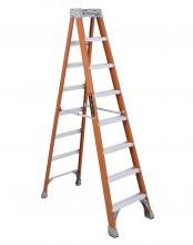 Louisville Ladder Corp FS1508 - LOUISVILLE 8FT FIBERGLASS STEP LADDER, TYPE IA, 300-POUND