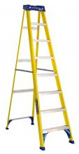 Louisville Ladder Corp FS2008 - 8' Fiberglass Step Ladder, Type I, 250 lb Load Capacity