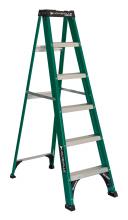 Louisville Ladder Corp FS4006 - 6' Fiberglass Step Ladder, Type II, 200 lb Load Capacity