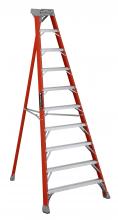 Louisville Ladder Corp FT1510 - 10' Fiberglass Tripod Ladder, Type IA, 300 lb Load Capacity