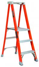 Louisville Ladder Corp FXP1703 - 3' Fiberglass Pinnacle Pro Platform Platform Ladder, Type IA, 300 Load Capacity