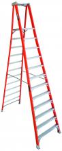 Louisville Ladder Corp FXP1712 - 12' Fiberglass Pinnacle Pro Platform Platform Ladder, Type IA, 300 Load Capacity