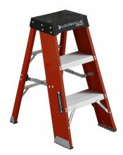 Louisville Ladder Corp FY8001 - 1' Fiberglass Step Stool, Type IAA, 375 lb Load Capacity