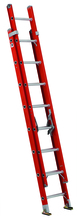 Louisville Ladder Corp FE3216 - 16 ft Louisville FE3216 Fiberglass Extension Ladder, Type IA, 300 lb Load Capacity