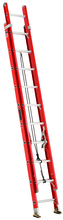 Louisville Ladder Corp FE3220 - 20 ft Louisville FE3220 Fiberglass Extension Ladder, Type IA, 300 lb Load Capacity