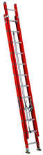 Louisville Ladder Corp FE3224 - 24 ft Louisville FE3224 Fiberglass Extension Ladder, Type IA, 300 lb Load Capacity