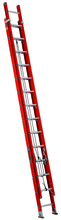 Louisville Ladder Corp FE3228 - 28 ft Louisville FE3228 Fiberglass Extension Ladder, Type IA, 300 lb Load Capacity