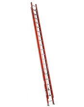 Louisville Ladder Corp FE3240 - 40 ft Louisville FE3240 Fiberglass Extension Ladder, Type IA, 300 lb Load Capacity