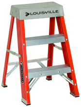 Louisville Ladder Corp FS1502 - 2 ft Louisville FS1502 Fiberglass Step Stool Ladder, Type IA, 300 lb Load Capacity