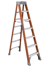 Louisville Ladder Corp FS1507 - 7 ft Louisville FS1507 Fiberglass Step Ladder, Type IA, 300 lb Load Capacity