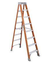 Louisville Ladder Corp FS1508 - 8 ft Louisville FS1508 Fiberglass Step Ladder, Type IA, 300 lb Load Capacity