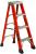 4' Fiberglass Step Ladder, w/ Metal Top, Type IAA, 375 lb Load Capacity