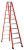 10' Fiberglass Step Ladder, w/ Metal Top, Type IAA, 375 lb Load Capacity