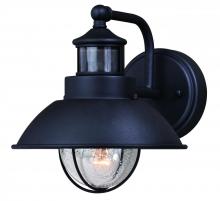  T0260 - Harwich Motion Sensor Dusk to Dawn Outdoor Wall Light Textured Black