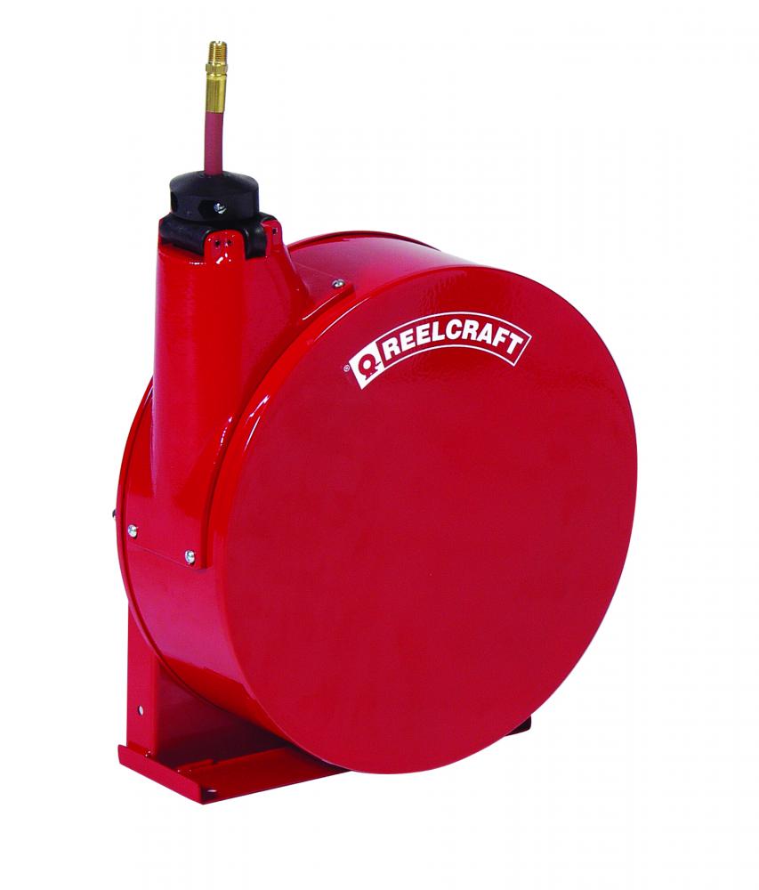 Hose Reel, 1/2 x 25ft  Air/Water with Hose, Enclosed