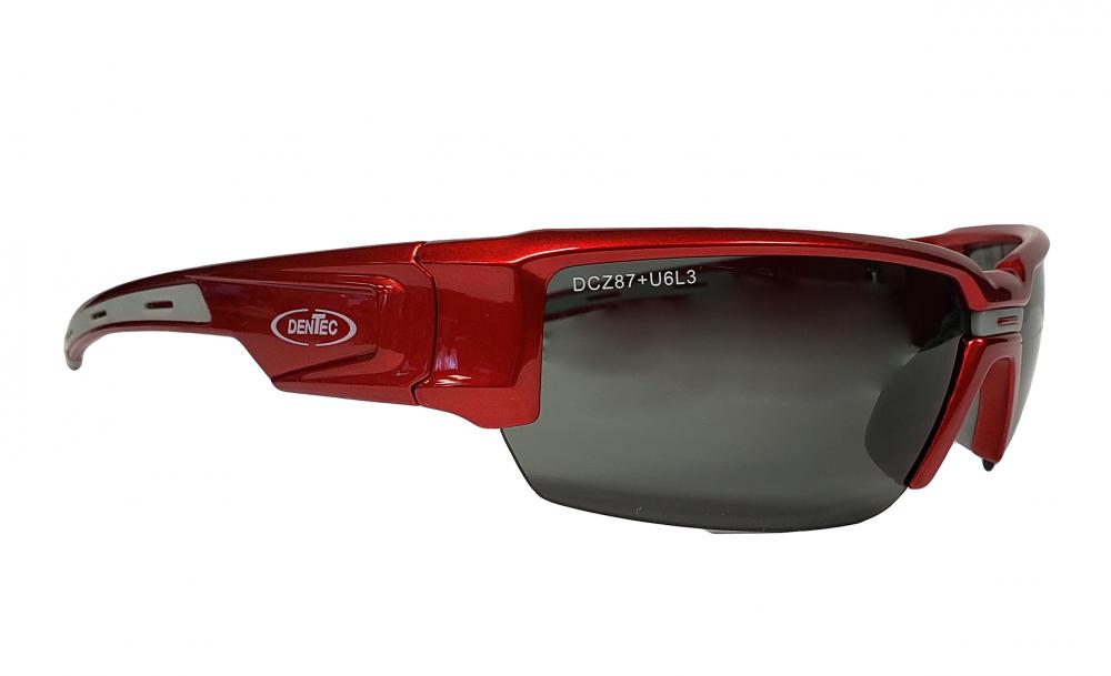 Hartley, Red frame polarized gray lens, with carry bag,CSA