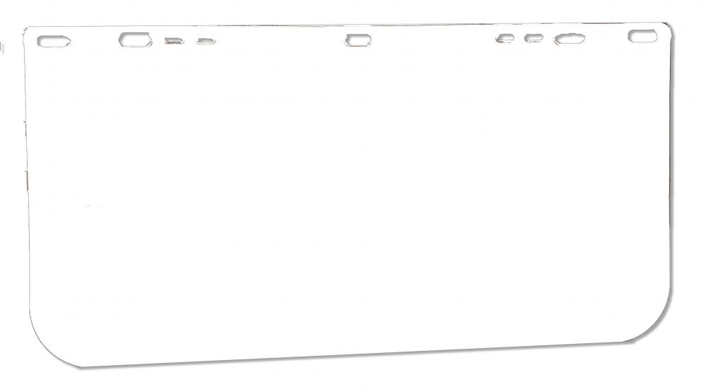ValuGard Visor Clear PC, flat – 7-1/2” x 15-1/2”, .040”, 48 / Box Priced by each