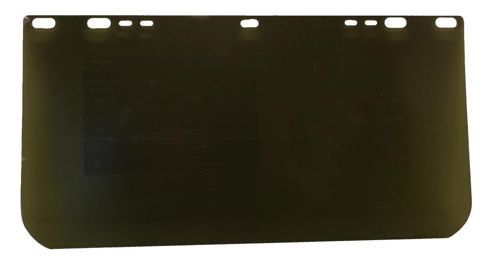 ValuGard Visor Green PC, flat – 7½” X 15½”, .040”, 48 / Box Priced by each