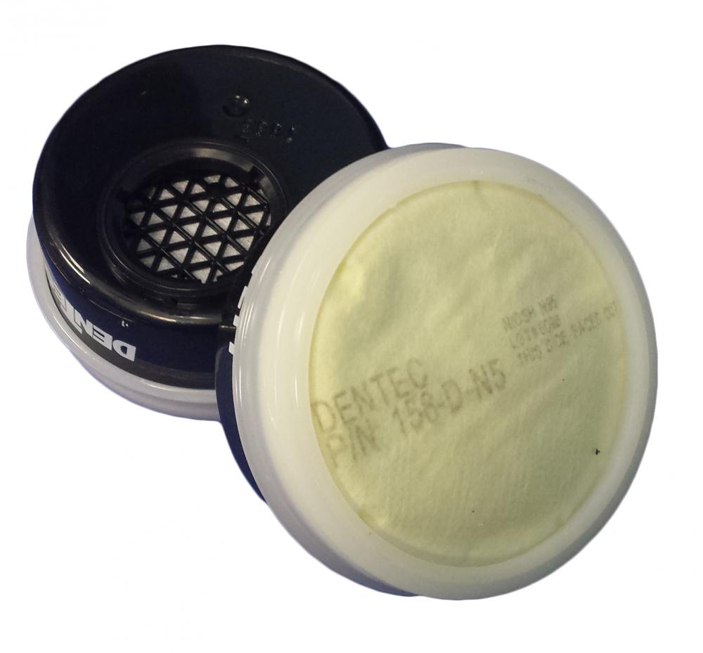 Organic Vapor/N95 Prefilters/Retainers (1 pair)