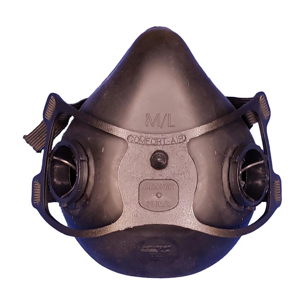 Comfort-Air 400Nx Black Half Mask W/O Exhalation valve, Elastomeric Rubber Medium/Large