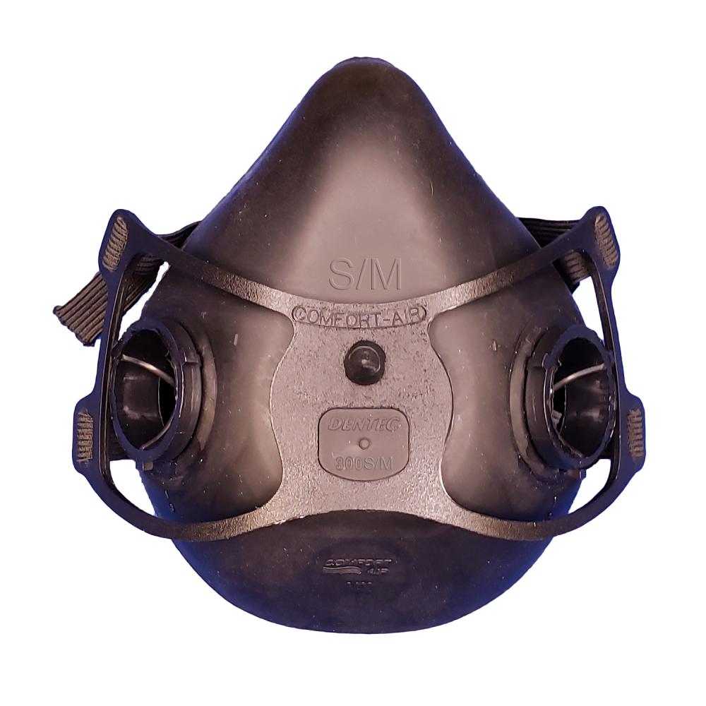 Comfort-Air 400Nx Black Half Mask W/O Exhalation valve, Elastomeric Rubber Small/Medium