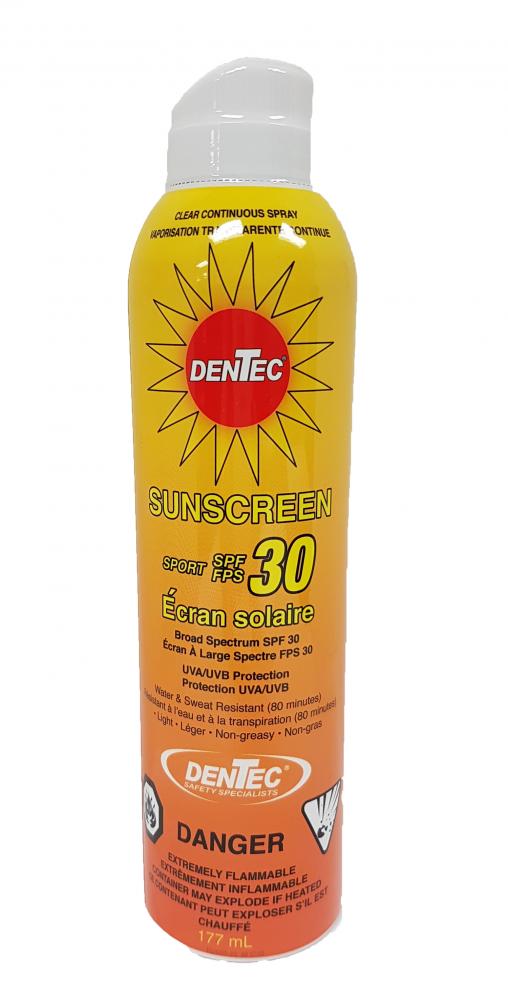 Dentec Sunscreen Continuous Spray, 177ml (6oz) Bottle SPF 30 (12 / box)
