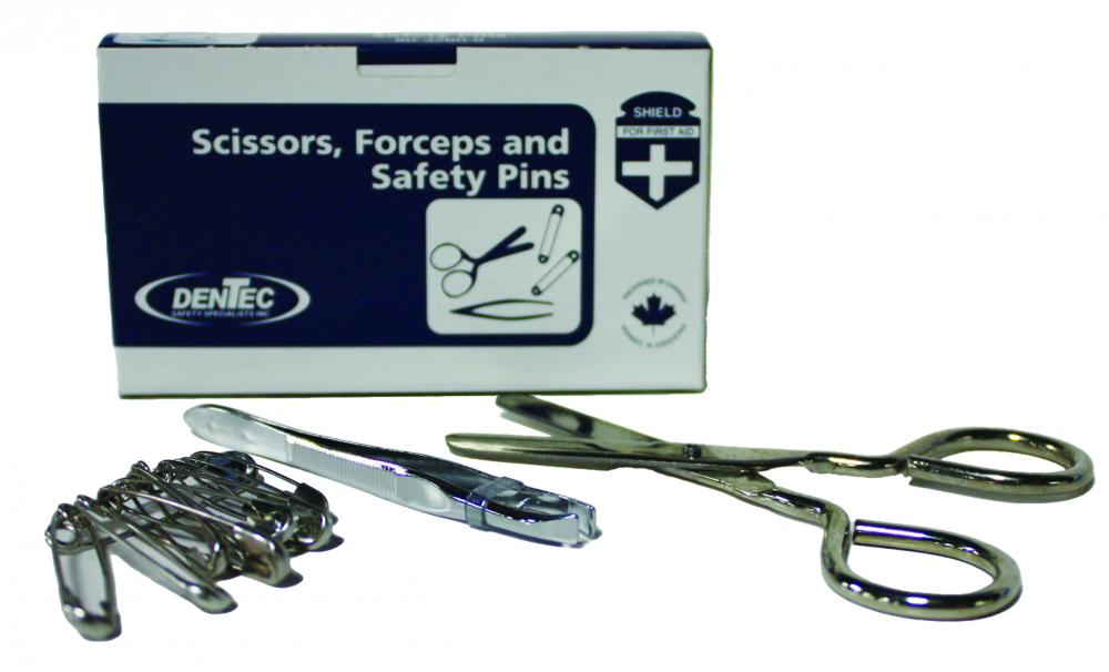 INSTRUMENT KIT - FORCEPS/SCISSOR/SAFETY PINS