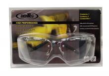 Dentec 12E96001CAM - MEIV Silver Metal frame w/spatula temples, clear lens in clam shell, CSA